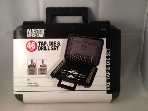 Mibro True Value Master Mechanic SAE Tap, Die, &amp; Drill Set Titanium Coated