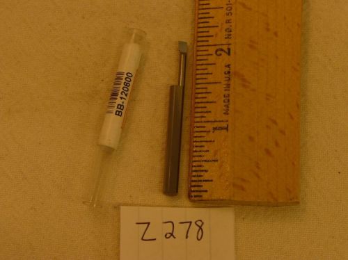 1 new micro 100 solid carbide boring bar.   bb-120600   {z278} for sale