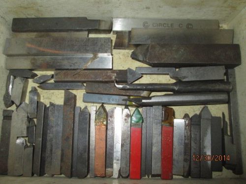 MACHINIST LATHE MILL Large Lot of Machinist Lathe Cutting Bits for Tool Post