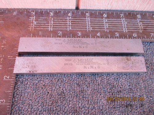 2 3/8&#034; x 3/4&#034; x 6&#034; cleveland mo-max high speed lathe turning bits machinist tool for sale