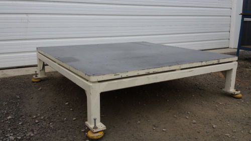 68&#034;X68&#034; Blanchard Ground 1 5/8&#034; Thick Machine Base Welding Table Top Heavy Bench
