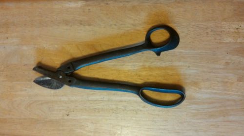 Sheetmetal or blacksmith double cut antique snips
