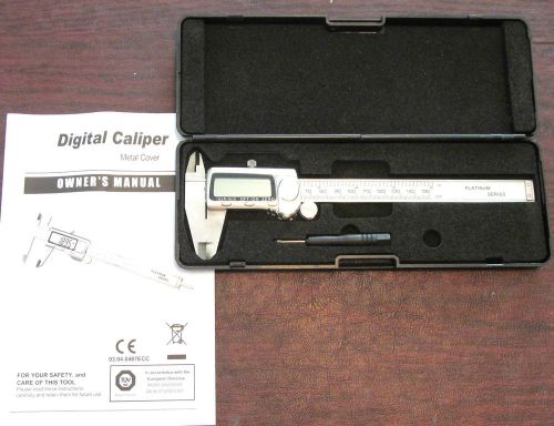 0-150mm DIGITAL CALIPERS ORIG CASE &amp; MANUAL!