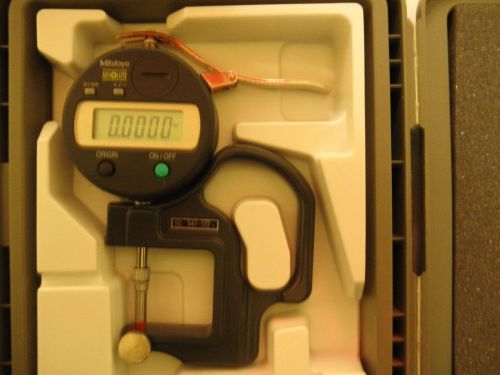 Mitutoyo 547-512 Digimatic IDS Thickness Gage, Lens Reverse Anvil,