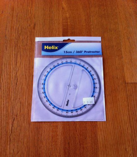 Helix 15cm / 360 degree Protractor Brand NEW
