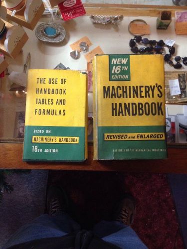 Vintage Machinery&#039;s Handbook 16th Edition 1959 and Handbook
