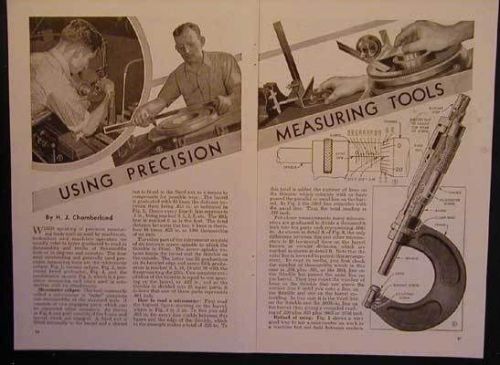 Using Precision Measuring Tools 1944 How-To article