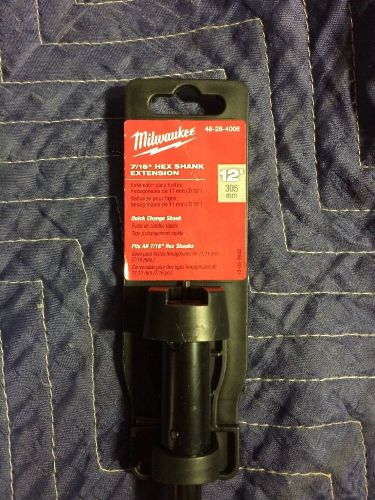 Milwaukee 48-28-4006 12-inch hex shank extension for sale