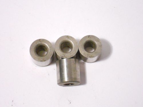 Letter &#034;a&#034; i.d.  style p,  headless press fit drill bushings- lot of  4 for sale