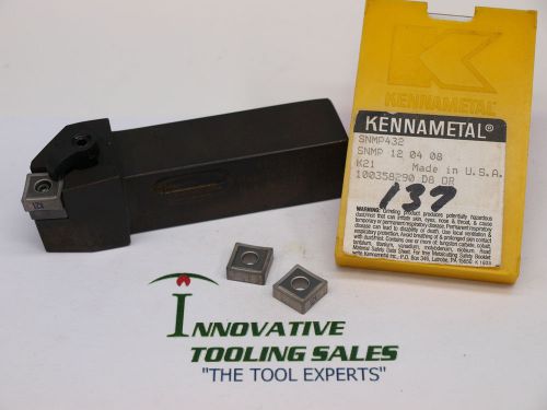 Msrnr 163 toolholder adaptive tech brand w/10pcs snmp 432 insert grade k21 for sale