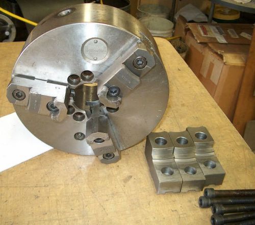 Cushman 3-Jaw 10 inch Chuck - 2 sets of Jaws D1-6 mount