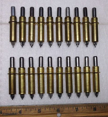 20- 3/16 - (#10) Brass Genuine Wedgelock Cleco Fasteners with 0 to 1/4&#034; grip