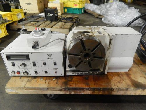 Yuasa sudx 220 4th axis rotary table w/ control box and pendant for sale