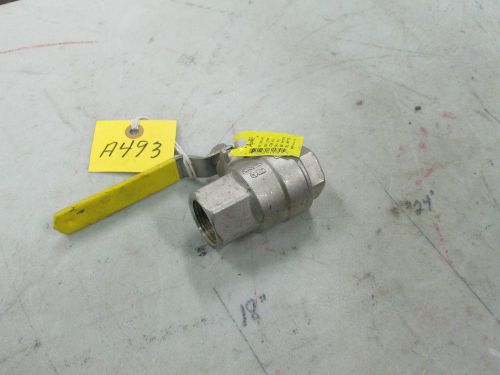 Apollo s/s ball valve #76f-105-01a 1&#034; fnpt cf8m s/s cwp 1000 stem 316 (new) for sale