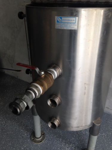 Stainless  steel tank for beer, wine, food, or chemical processing 50 gallon cap for sale