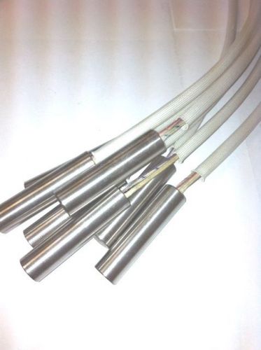 Cartridge heater 3/8&#034;diameter x 1 1/2&#034;long, 230volt 200w. thermocouple for sale