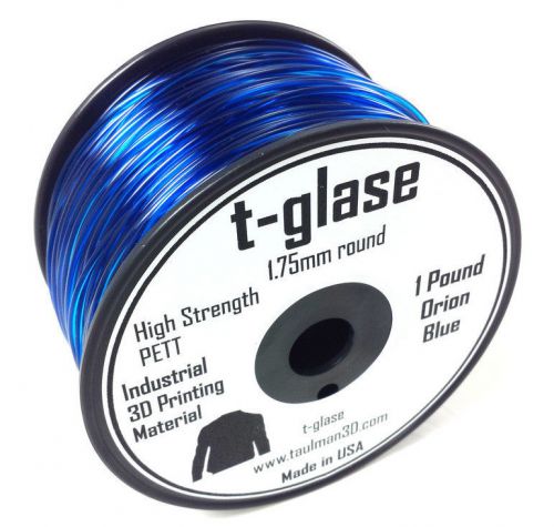 Taulman t-glase Blue filament for 3D printing - FDA Food-Safe - 1lb 1.75mm