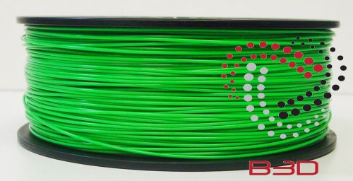 1.75 mm Filament for 3D Printer ABS GREEN for Repraper, Reprap, MakerBot