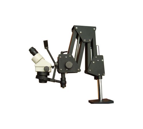 Jewelers 45X Stereo Zoom Microscope complete kit with Akrobat Stand