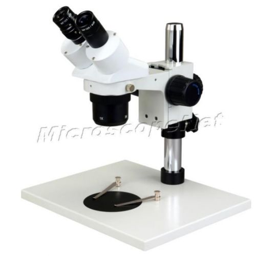 OMAX 10X-20X-30X-60X Large Metal Sturdy Stage Stereo Binocular Microscope