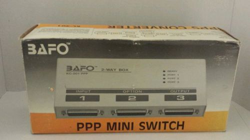 BAFO KC-201 PPP Mini Switch 2-way Box PPS Converter