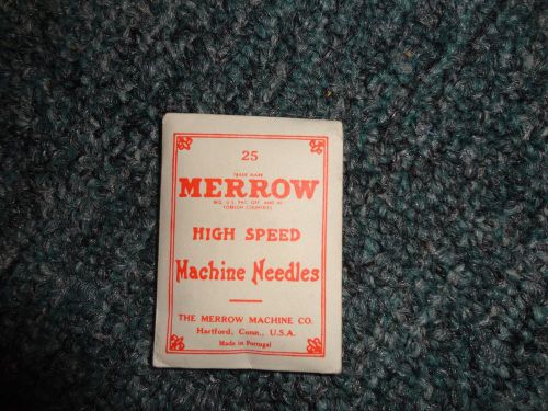 MERROW CURVED  SEWING MACHINE NEEDLES No. 2D Vintage Needles NOS