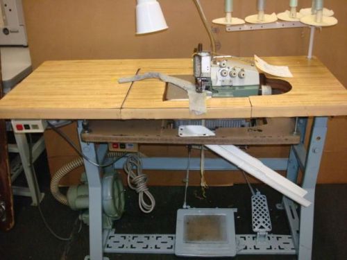 Wilcox &amp; gibbs 516-4 industrial overlock sewing machine w/ trimming 3759 for sale