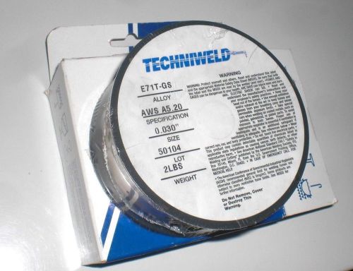 Techniweld usa 030 welding wire, self shielding, flux core, e71t-gs, 2 lb spool for sale