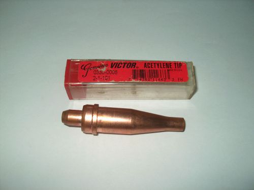 Victor acetylene tip 0330-0006  2-1-101 **new** for sale