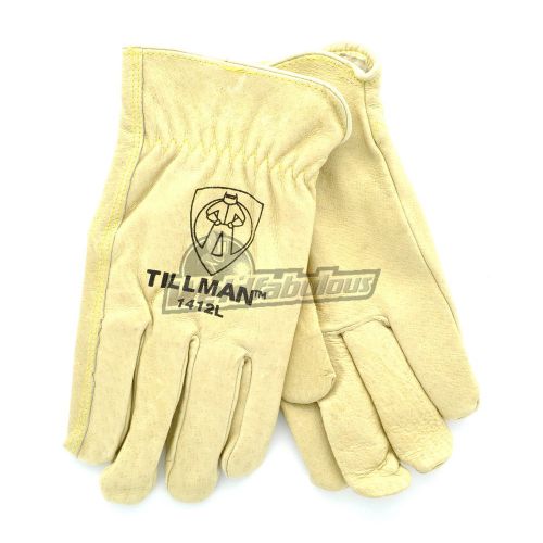Tillman Large 1412 Pigskin Fleece Lined Winter Gloves