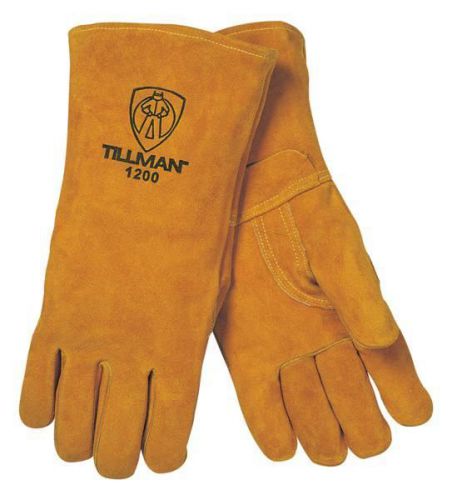 Tillman 1200 Premium Cotton Lined/Split Cowhide Welding Gloves, Large