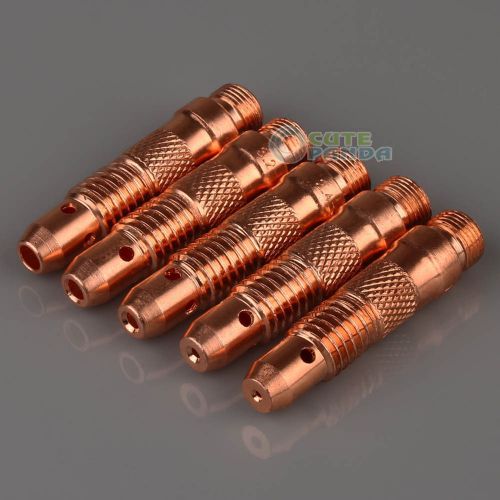 5pcs tig welding torch collet body 10n30, 31, 32, 28 4.0*47mm  fits wp17,18 &amp; 26 for sale