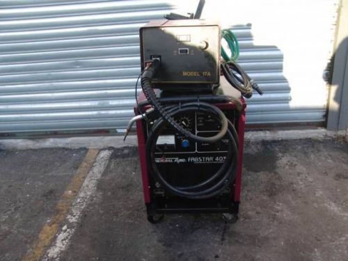 Thermal arc fabstar 4030 mig welder &amp; 17a wire feeder works fine for sale