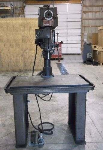POWERMATIC Model 1200 20&#034; Drill Press On Production Table
