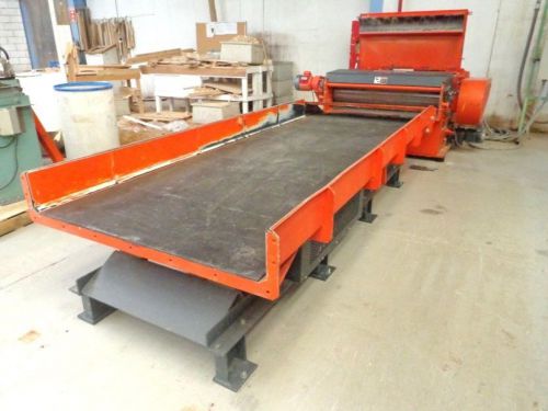 Weima wlh1300 wood waste grinder 48&#034;x17&#039; infeed shaker pan conveyor 75hp 3ph for sale