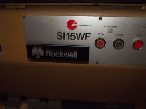 SCMI sliding panel saw