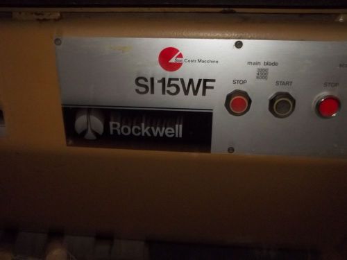 Scmi sliding panel saw for sale