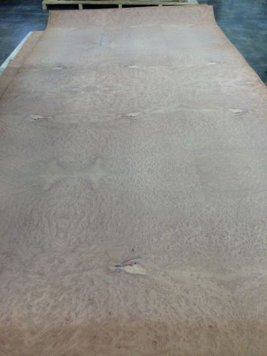 Wood Veneer Redwood Burl 48x98 1pcs total 10mil Paper Backed &#034;EXOTIC&#034; 6880.2