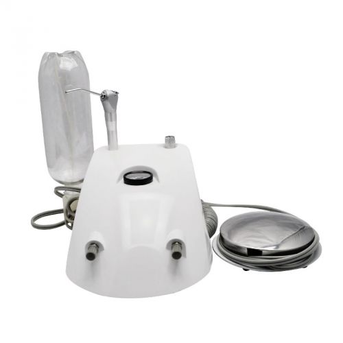 Dental Turbine Unit Air Compressor Water 3 way Syringe Handpiece 2 Hole Portable