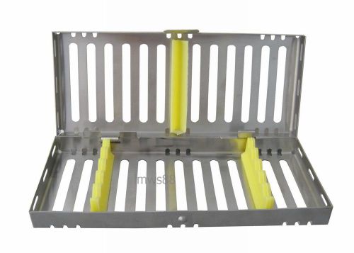 10pcs dental sterilization cassette rack tray box for 5 pcs surgical instruments for sale