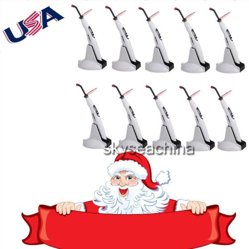 10x dental wireless cordless curing light teeth lamp woodpecker #usa store# for sale