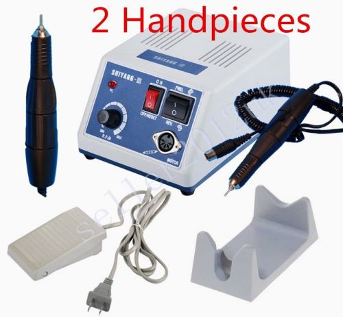 Marathon dental lab electric micromotor polishing unit + 2 handpieces 35k rpm for sale