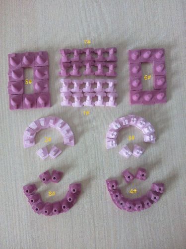 New Dental  Ceramic Firing Pegs,8 Types - 1#,2#,3#,4#,5#,6#,7#,8#, total 80pcs