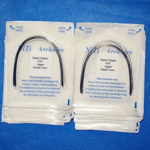 400 pcs dental orthodontics super elastic niti arch wire round oval form for sale