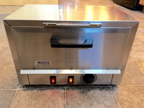 Wayne model s-500 dry heat sterilizer 2-drawer for sale