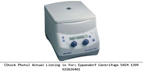 Eppendorf centrifuge 5424 120v 022620401 for sale