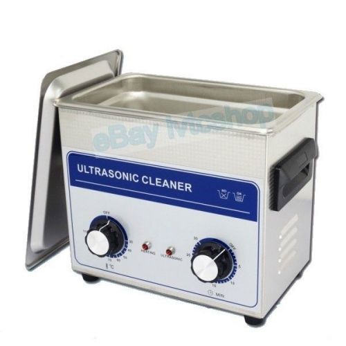 3.2l ultrasonic cleaner w/ timer &amp; heater free basket new 1 year warranty for sale