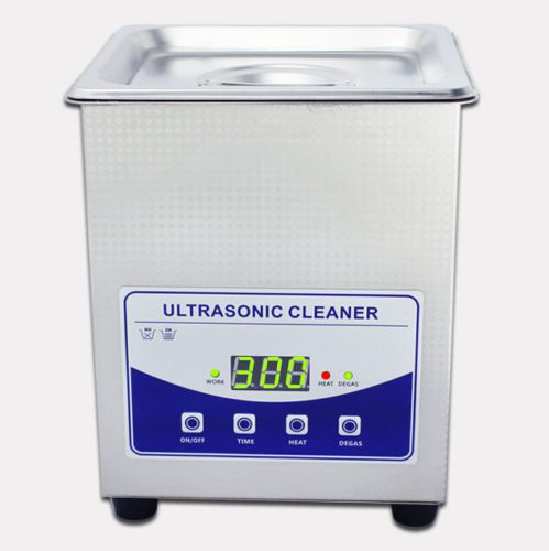 2l digital ultrasonic cleaner dental lab jewelry with heater and degas 220v for sale