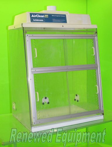 Brinkmann airclean 200 series ac23238 rotary evaporator enclosure with duct #2 for sale