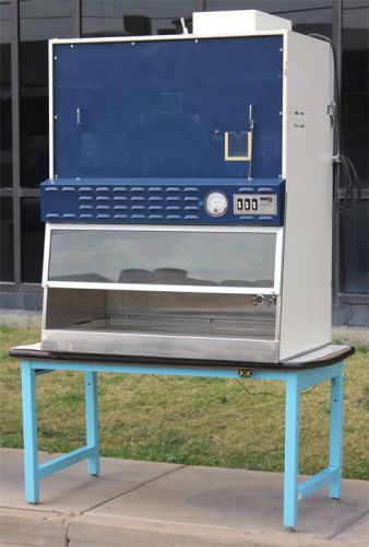 Envirco eaci environmental air control 10274 4’ feet bio-hazard cabinet hood for sale